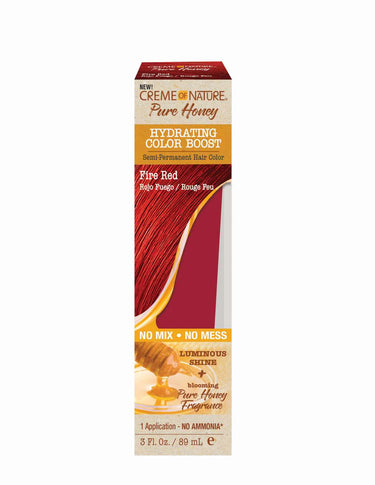 Creme of Nature Pure Honey Semi-Permanent Hair Color Fire Red - 3oz - ANNS BEAUTY SUPPLY